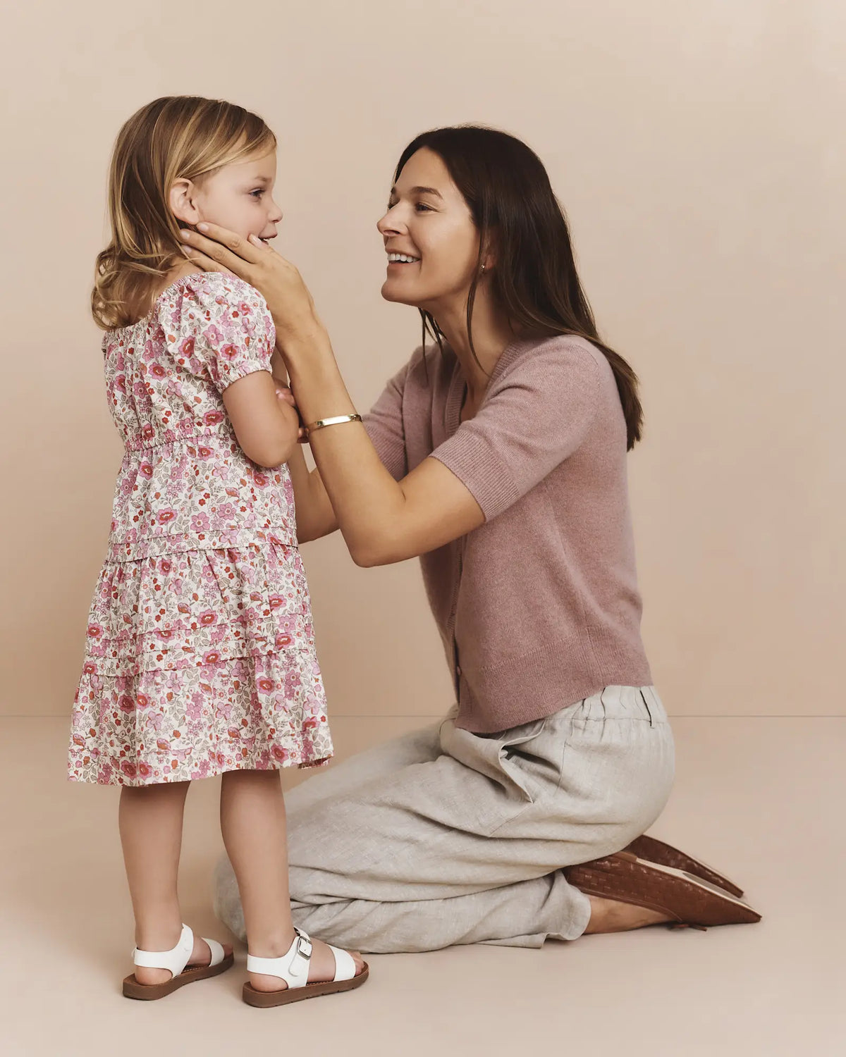 100% Organic Cotton Poplin Tiered Dress - US 2879