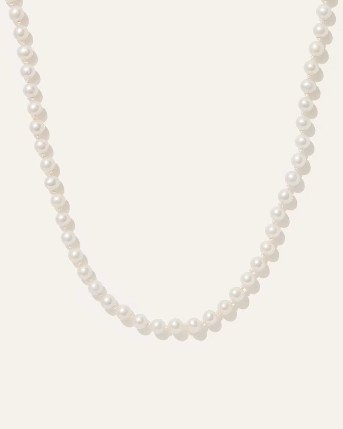 14K Gold Freshwater Cultured Pearl Strand Necklace - US 7813
