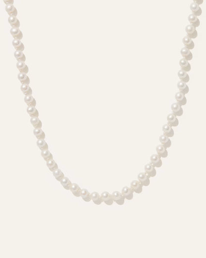 14K Gold Freshwater Cultured Pearl Strand Necklace - US 7813
