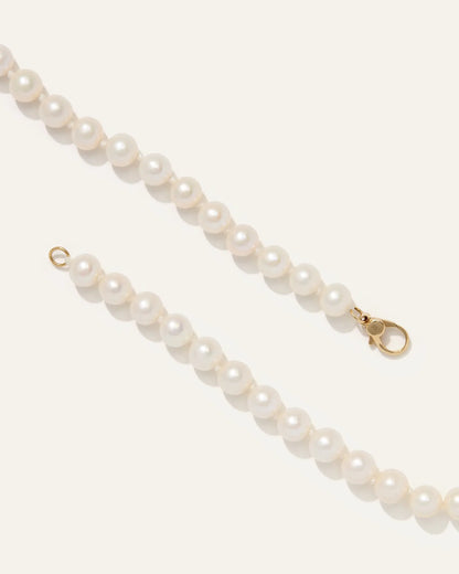 14K Gold Freshwater Cultured Pearl Strand Necklace - US 0307