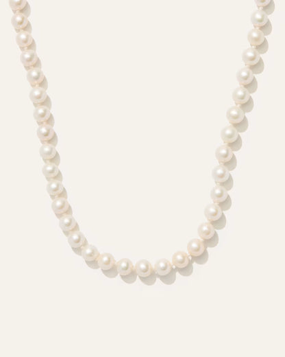 14K Gold Freshwater Cultured Pearl Strand Necklace - US 0307