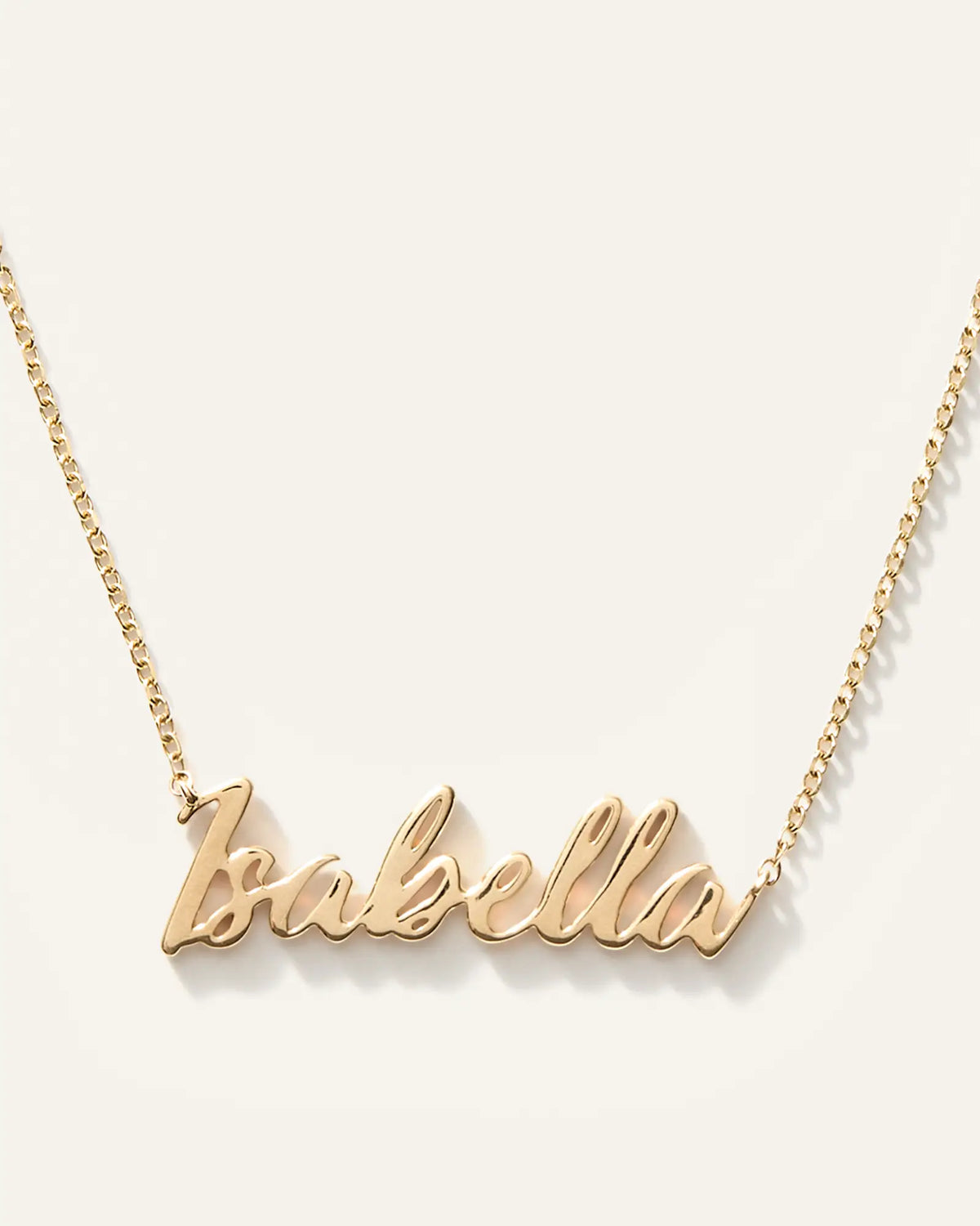 14K Gold Script Name Necklace - US 5555