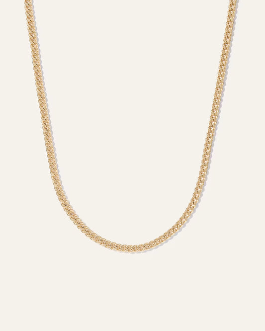 Cuban Curb Chain Necklace - US 3219