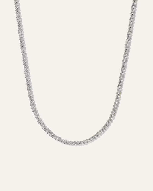 Cuban Curb Chain Necklace - US 1327