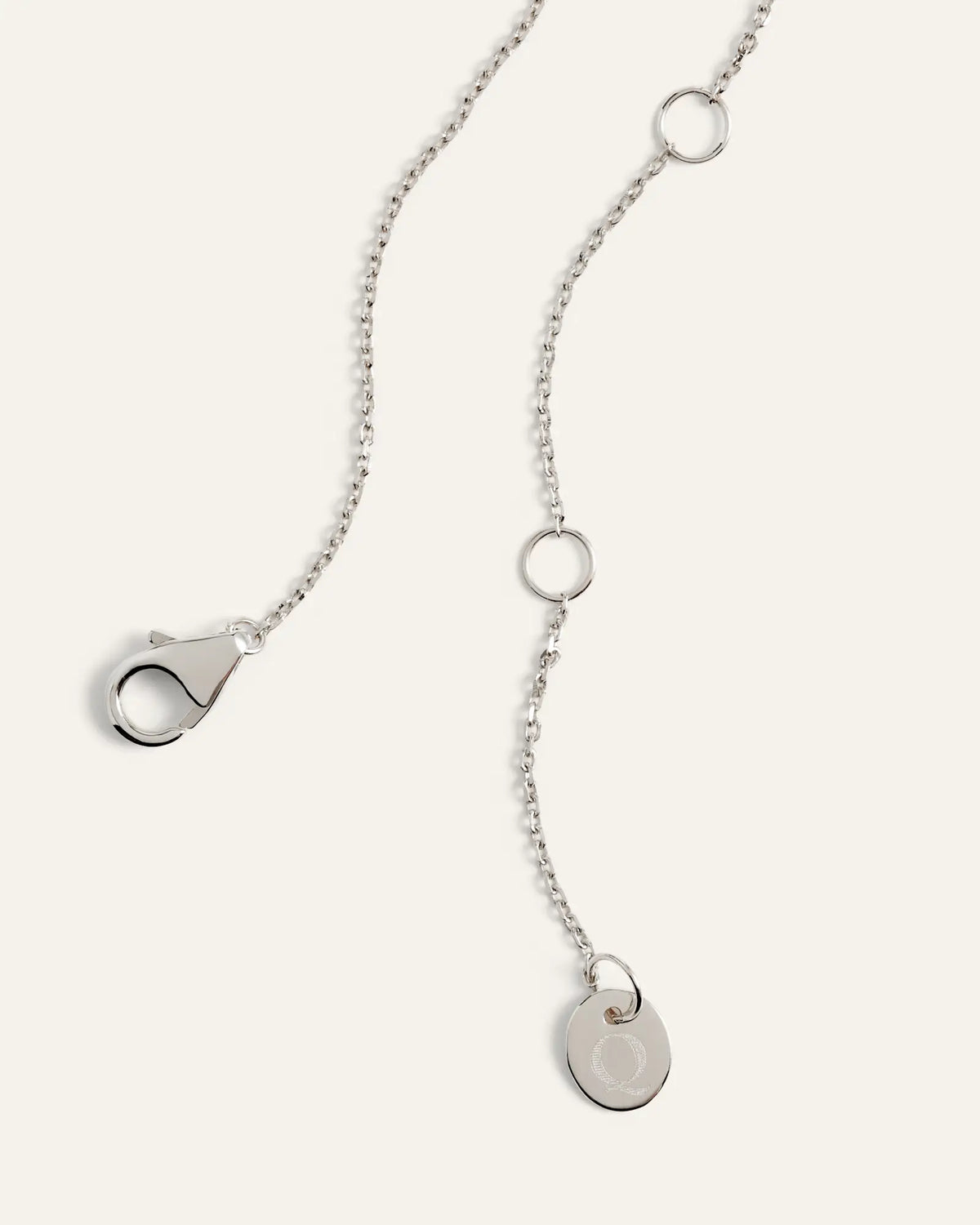 14K Gold Lab Grown Diamond Bezel Necklace - US 1734