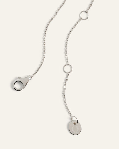 14K Gold Lab Grown Diamond Bezel Necklace - US 1734