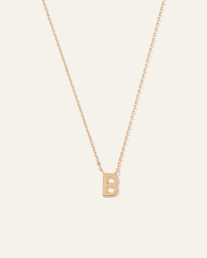 14K Gold Letter Necklace - US 5979