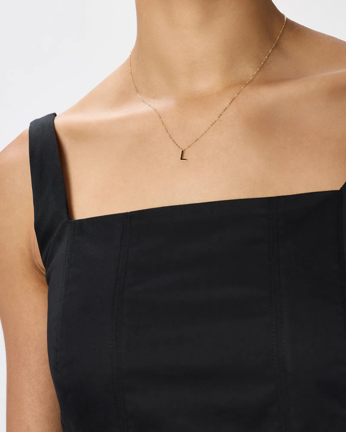 14K Gold Letter Necklace - US 8997