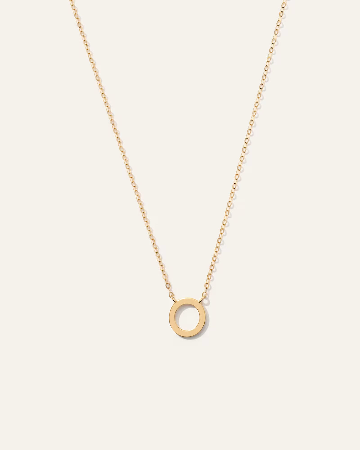 14K Gold Letter Necklace - US 1027
