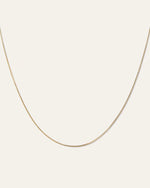 14K Gold Petite Box Chain Necklace - US 4017