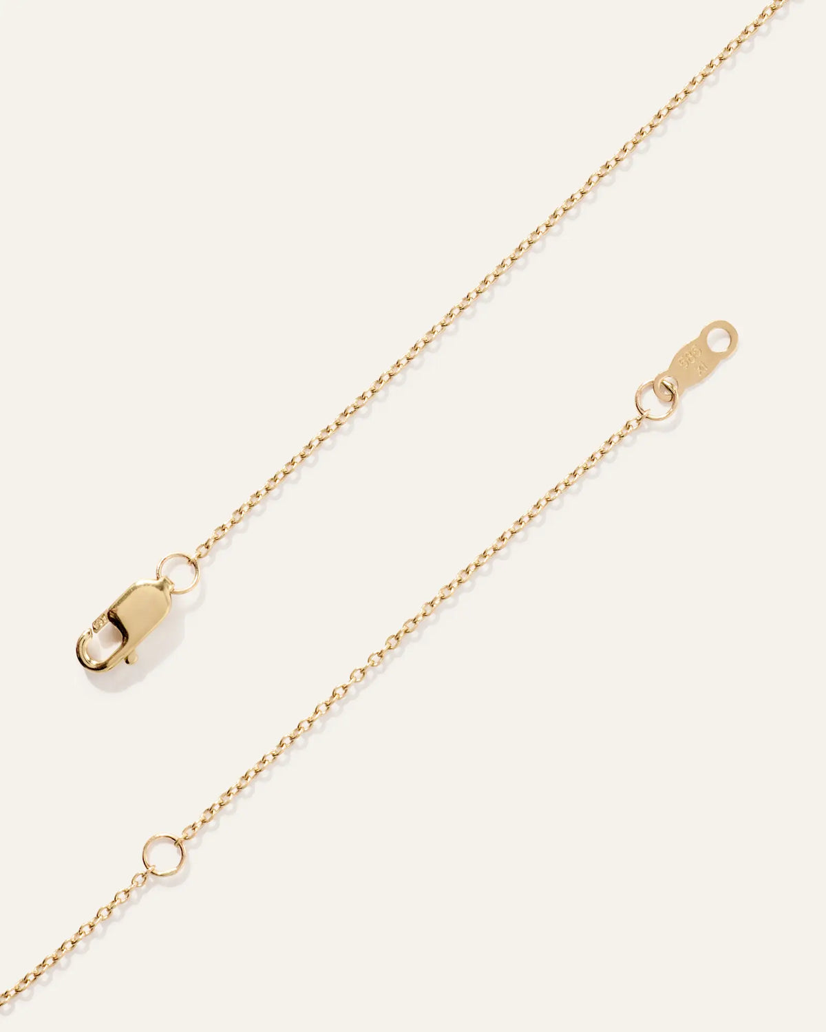 14K Gold Lab Grown Diamond Solitaire Pendant - 0.50ct - US 3204