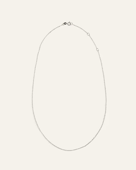 10K Gold Delicate Cable Chain Necklace - US 8987