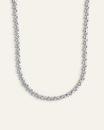 14K Gold Lab Grown Diamond Alternating Pear Tennis Necklace - US 3597
