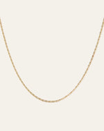 14K Gold Petite Valentino Chain Necklace - US 6435