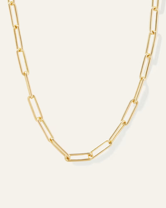Bold Paperclip Chain Necklace - US 1999
