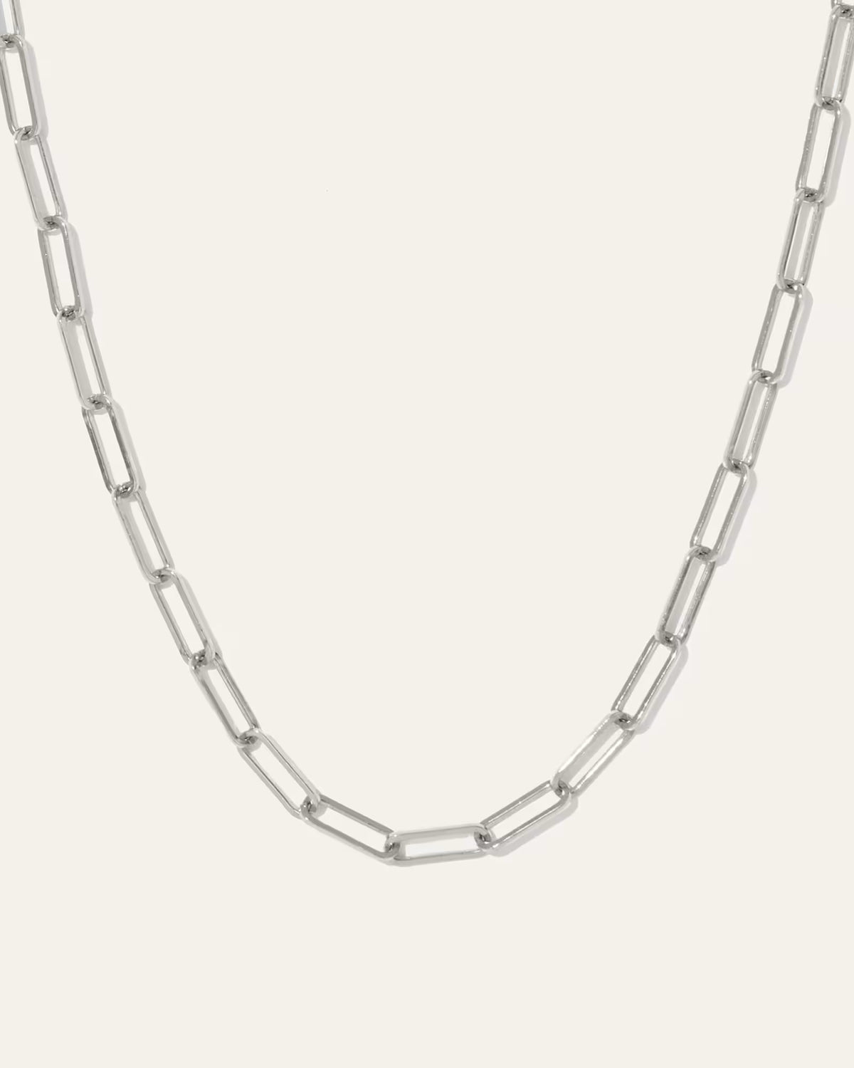 14K Gold Paperclip Chain Necklace - 2.7mm - US 9865