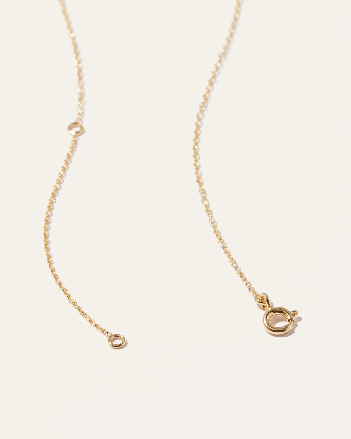 14K Gold Diamond Bezel Necklace - US 2803