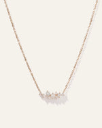 14K Gold Diamond Scatter Necklace - US 9641