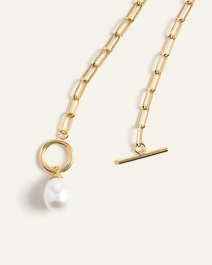 Freshwater Cultured Pearl Toggle Necklace - US 5431