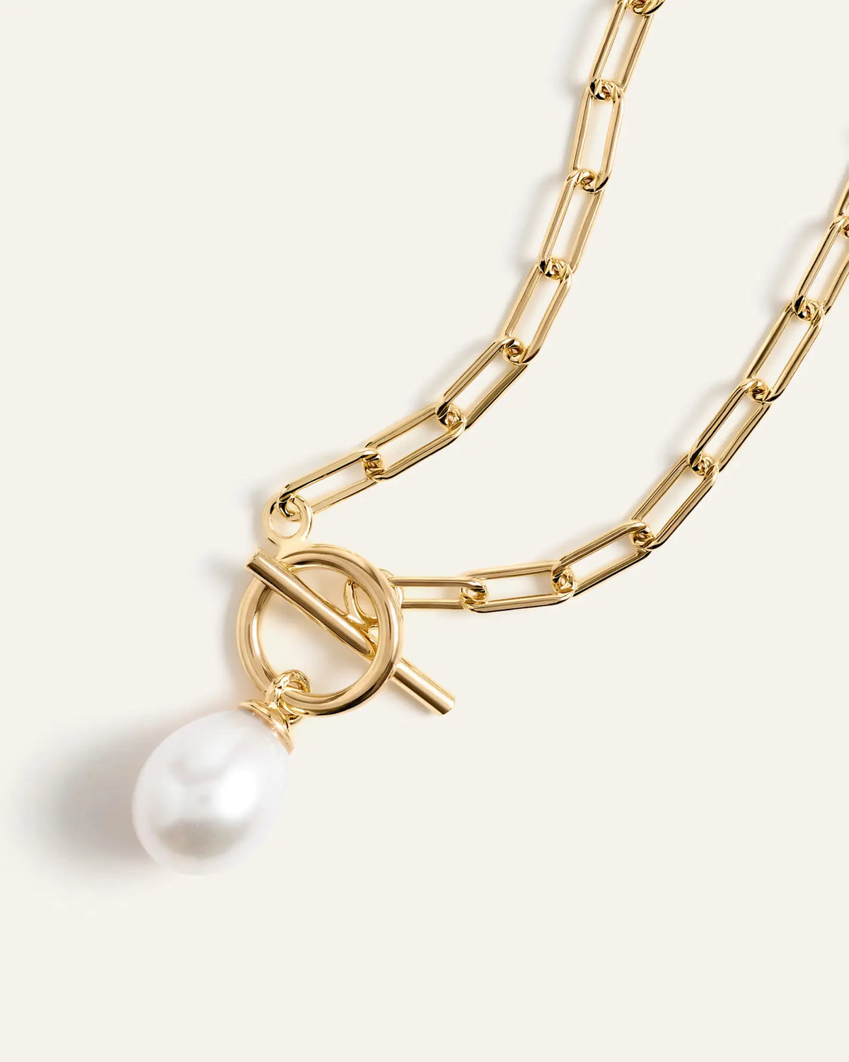 Freshwater Cultured Pearl Toggle Necklace - US 5431