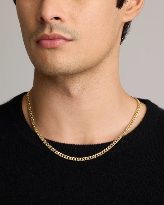 Cuban Curb Chain Necklace - US 5885