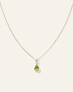 14K Gold Diamond & Semi-Precious Gemstone Drop Necklace - US 6131