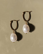 Freshwater Cultured Pearl Hoops - US 5473