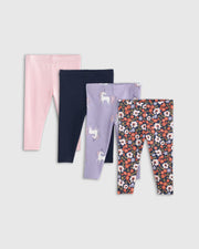 Poppy Floral/Lilac Unicorn