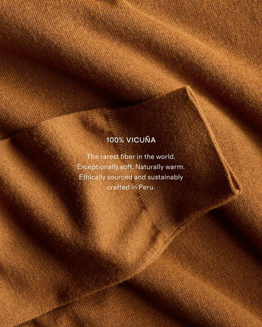 100% Vicuña Crewneck Sweater - US 0744
