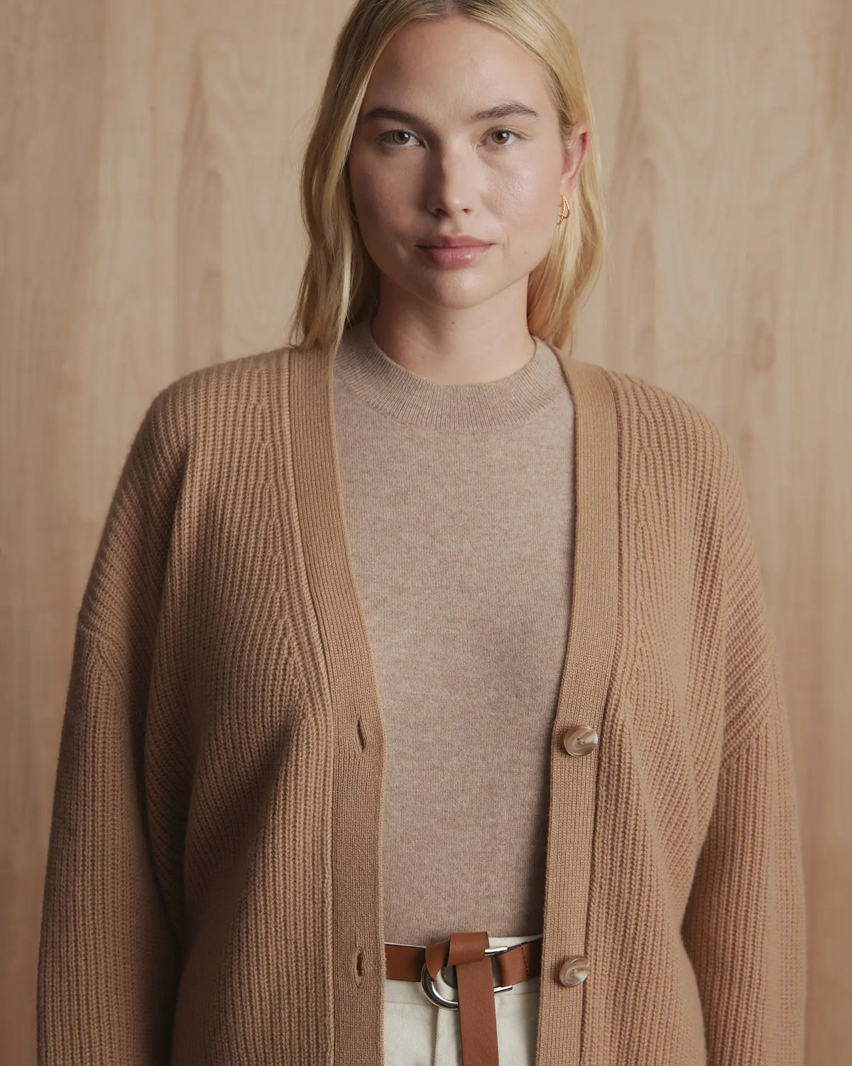 Mongolian Cashmere Mock Neck Sweater Vest - US 5981
