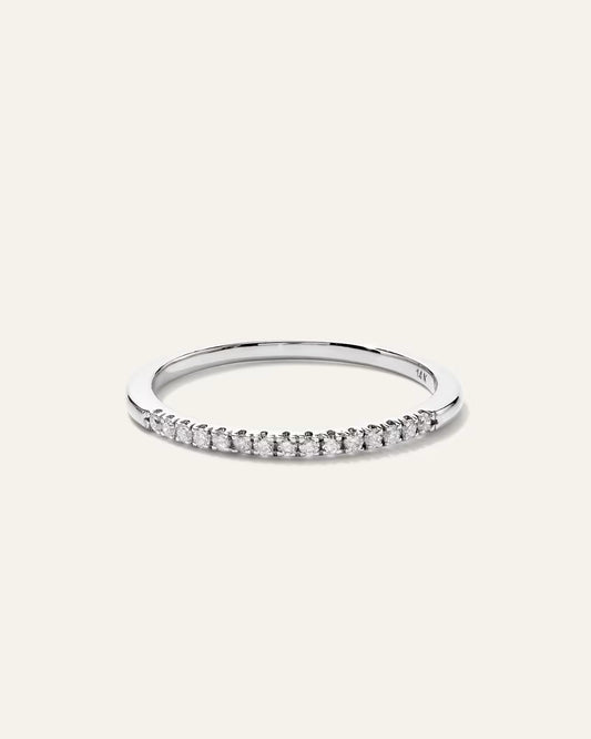 14K Gold Diamond Wedding Band - US 2605