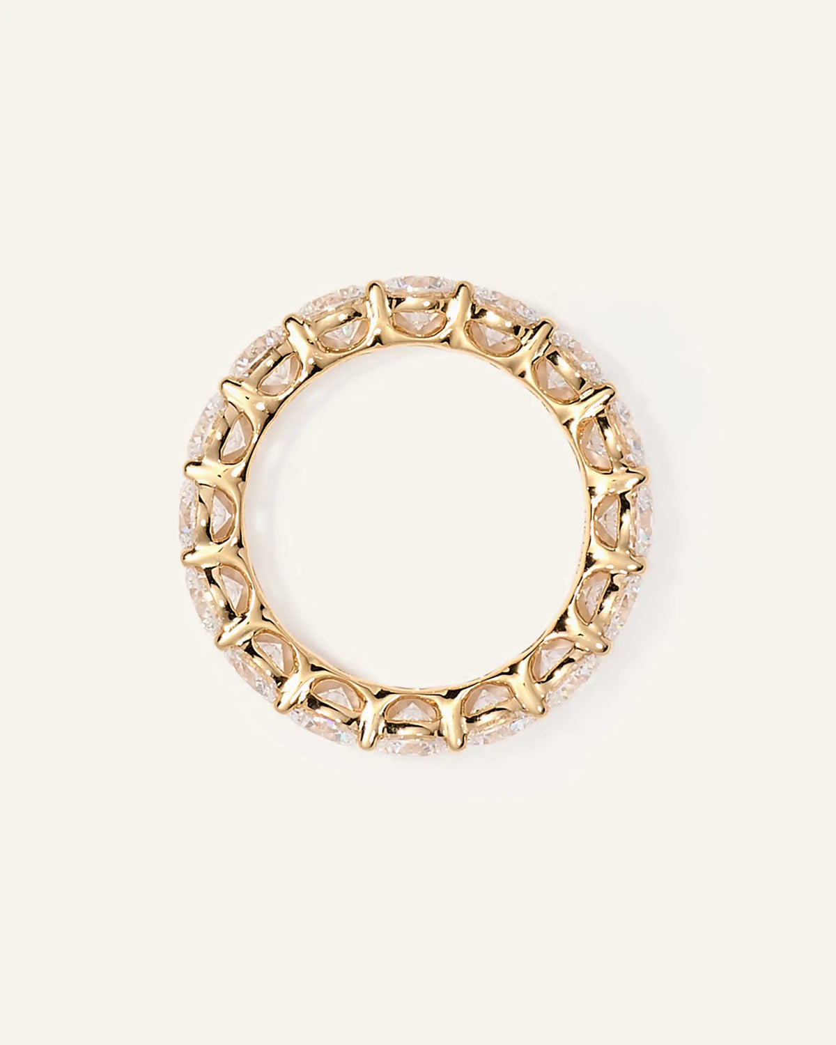 Lab Grown Diamond Round Eternity Band - US 4129