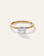 Lab Grown Diamond Round Petite Classic Engagement Ring - US 5359