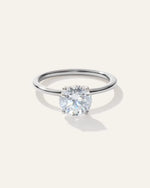Lab Grown Diamond Round Petite Classic Engagement Ring - 1.50ct - US 5390