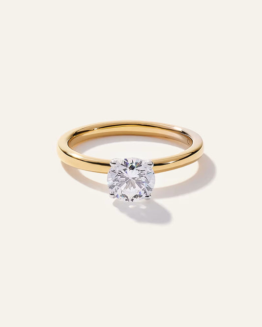 Lab Grown Diamond Round Comfort Fit Engagement Ring - 1ct - US 3860