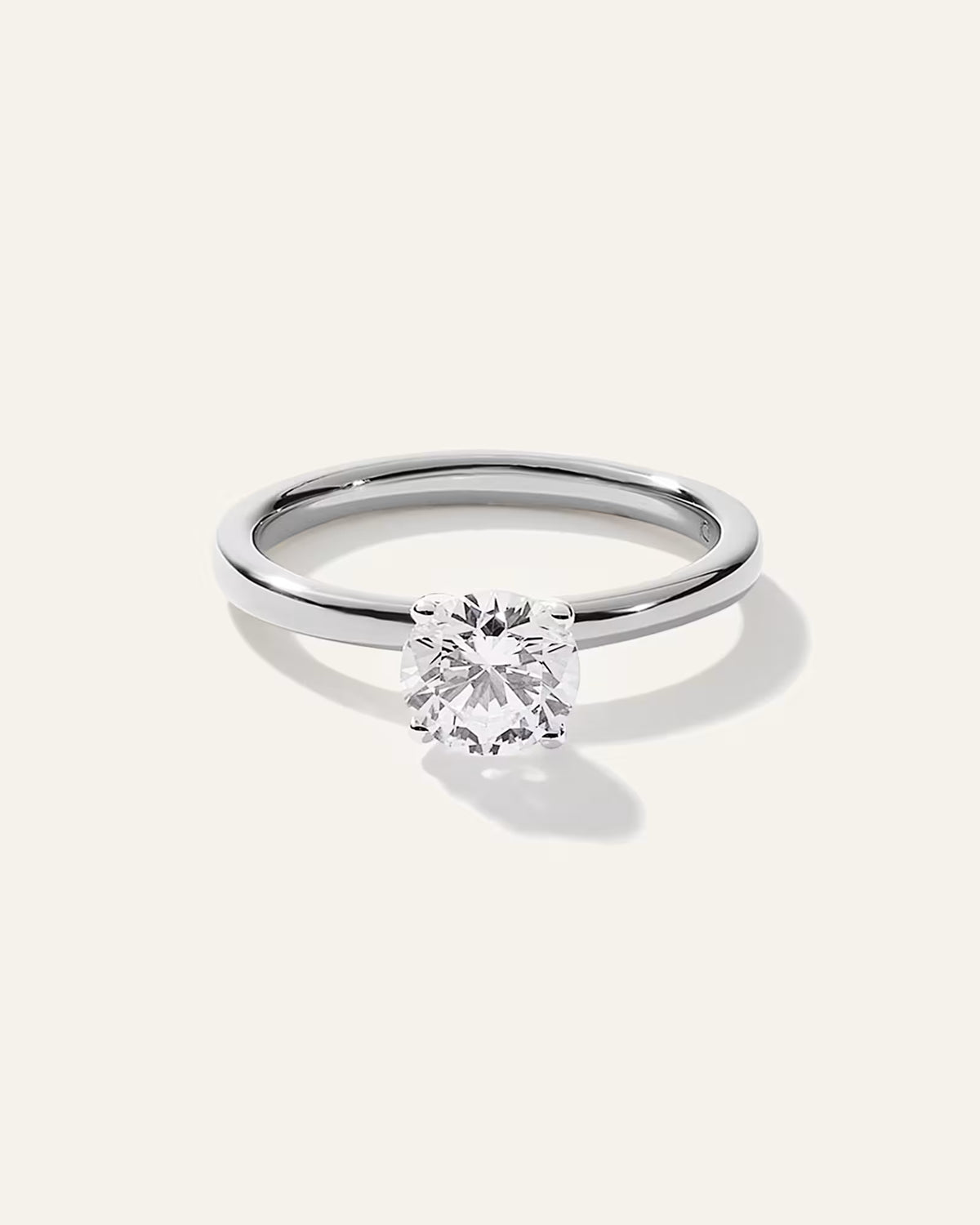 Lab Grown Diamond Round Comfort Fit Engagement Ring - 1ct - US 2848