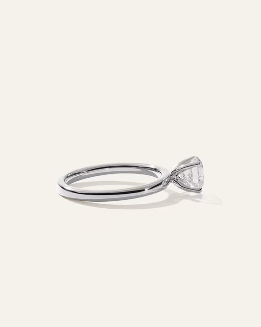 Lab Grown Diamond Round Comfort Fit Engagement Ring - 1ct - US 0297