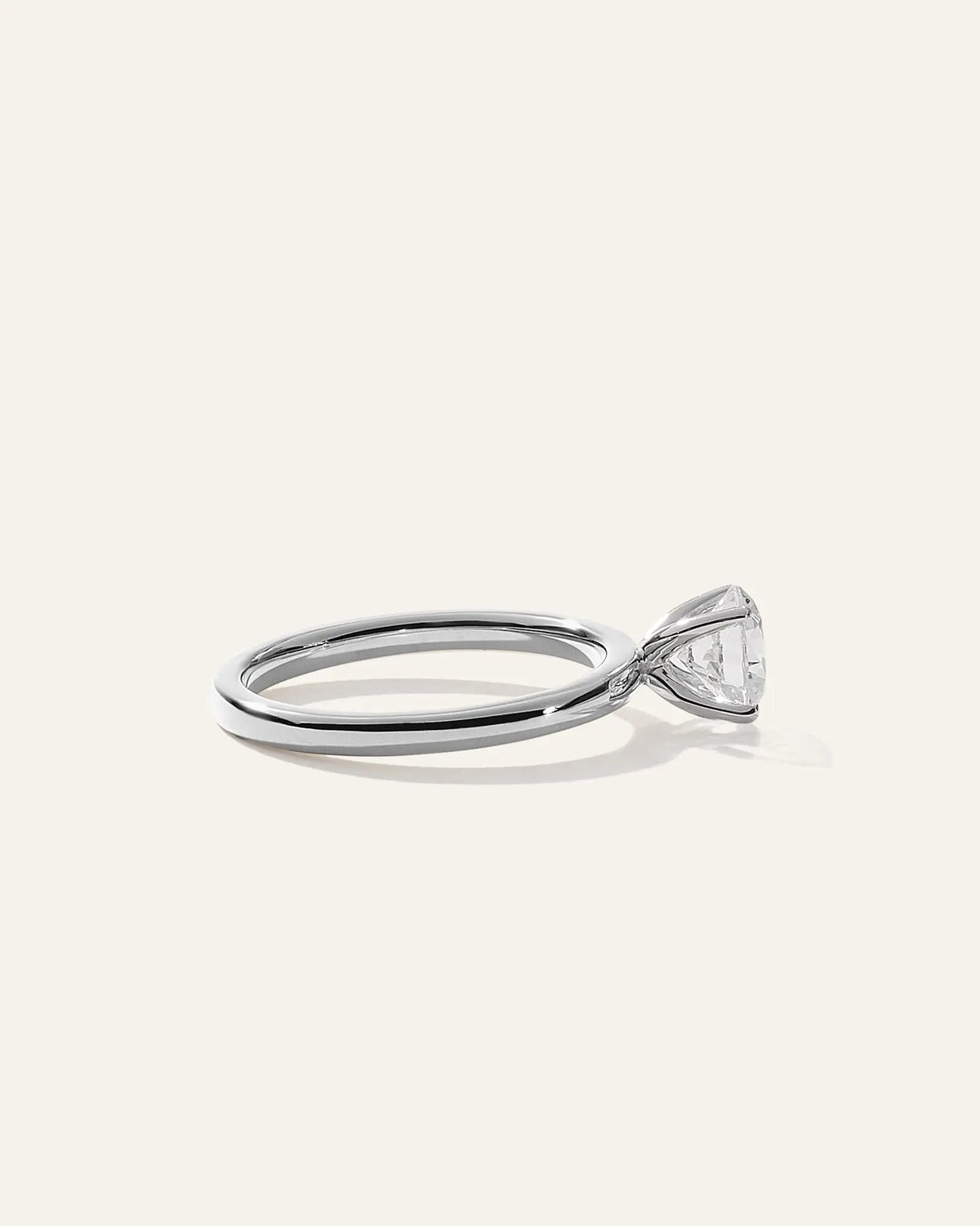 Lab Grown Diamond Round Comfort Fit Engagement Ring - 1ct - US 2848