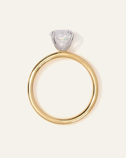 Lab Grown Diamond Round Comfort Fit Engagement Ring - 1.50ct - US 8476