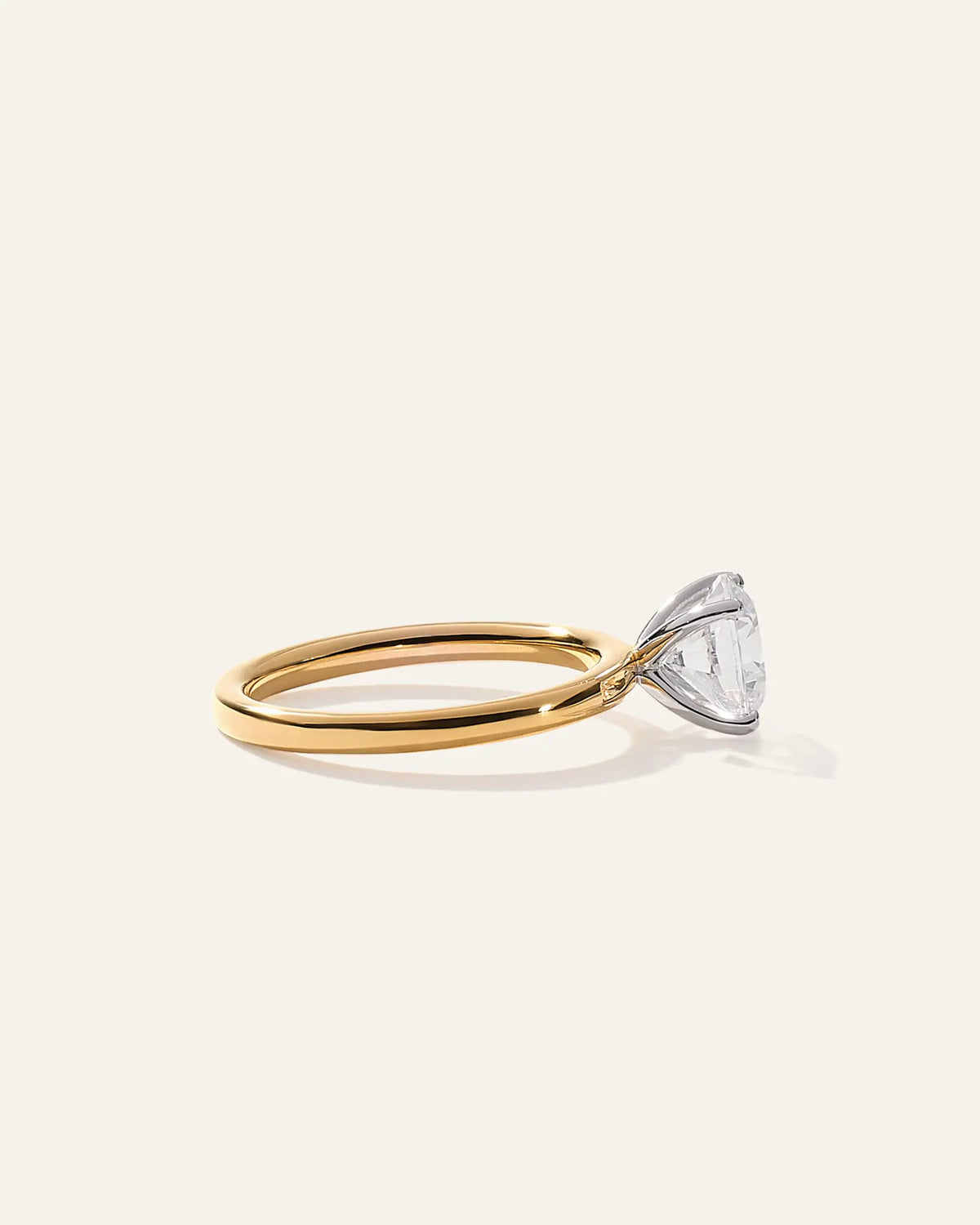 Lab Grown Diamond Round Comfort Fit Engagement Ring - 1.50ct - US 8476