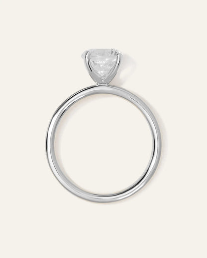 Lab Grown Diamond Round Comfort Fit Engagement Ring - 1.50ct - US 8658
