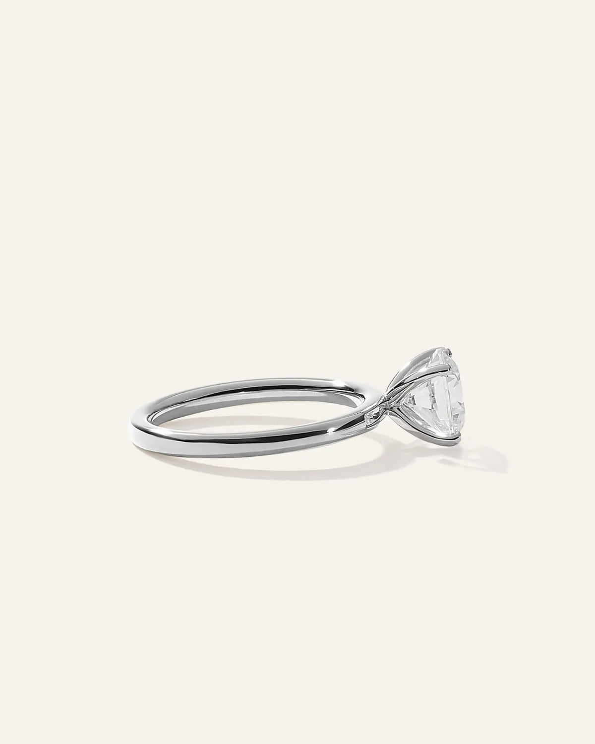 Lab Grown Diamond Round Comfort Fit Engagement Ring - 1.50ct - US 8658