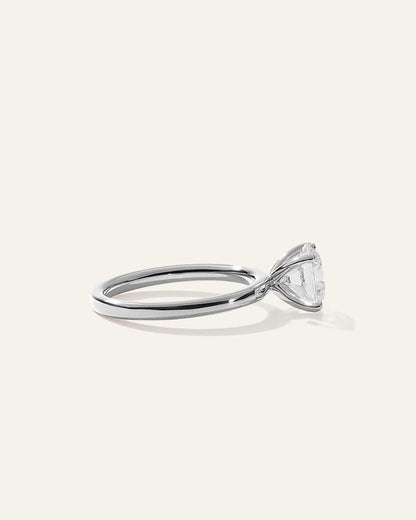 Lab Grown Diamond Round Comfort Fit Engagement Ring - 1.50ct - US 8658
