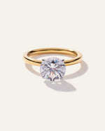 Lab Grown Diamond Round Comfort Fit Engagement Ring - 2ct - US 4179