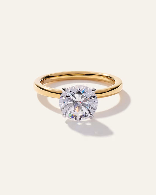 Lab Grown Diamond Round Comfort Fit Engagement Ring - 2ct - US 4179