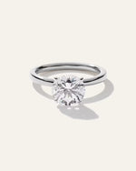 Lab Grown Diamond Round Comfort Fit Engagement Ring - 2ct - US 1577