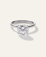 Lab Grown Diamond Round Comfort Fit Engagement Ring - 3ct - US 1436