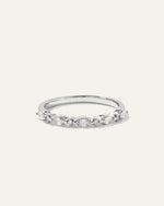 Diamond Alternating Marquise & Round Band - US 2668