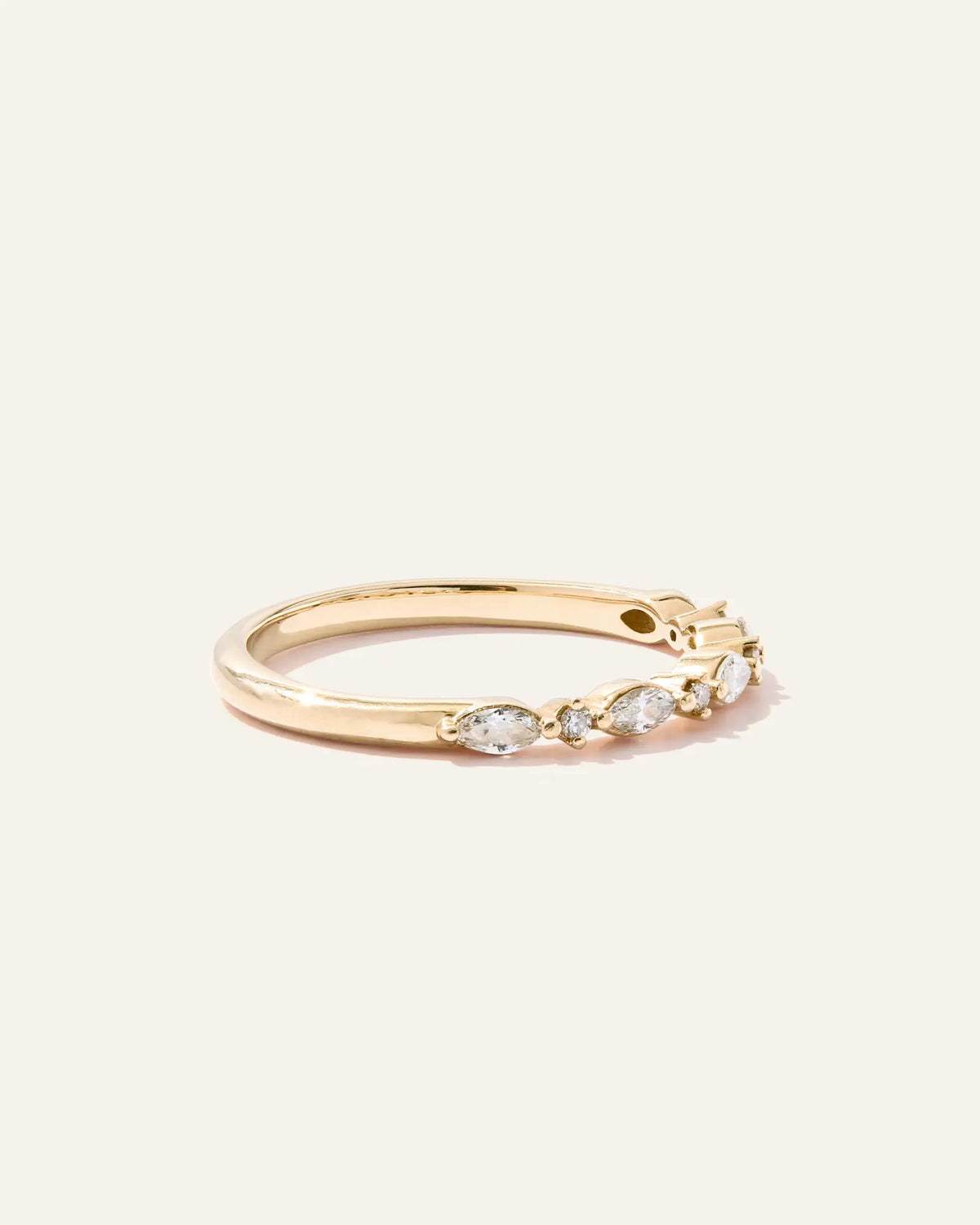 Diamond Alternating Marquise & Round Band - US 5798
