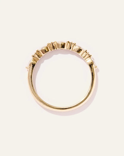 Diamond Alternating Marquise & Round Band - US 5798